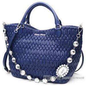 Miu Miu Nappa Crystal Shopping Ink Lambskin Chain Bejeweled Rhinestones